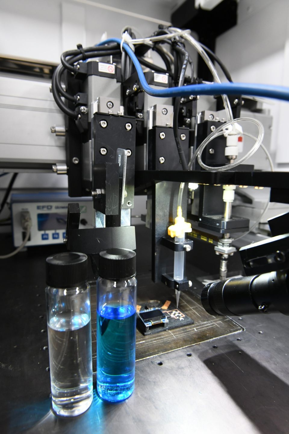 전기연구원이 개발한 무전해도금법 기반 ‘고전도성 구리 3D프린팅 잉크 및 프린터’.
