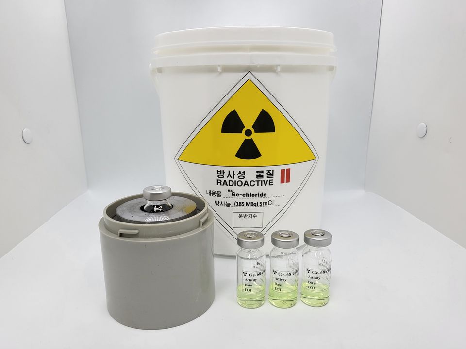한국원자력연구원이 자체 생산한 의료용 방사성동위원소 ‘저마늄-68(Ge-68)’을 미국 의료기기회사 ‘샌더스 메디컬(Sanders Medical)’에 수출했다.